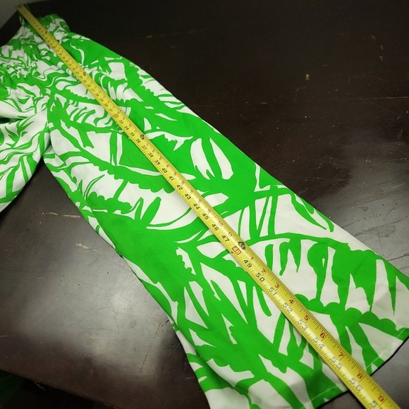 Lilly Pullitzer for Target Womens XS Jumpsuit Green White‎ Tropical Fully Lined - Picture 7 of 11